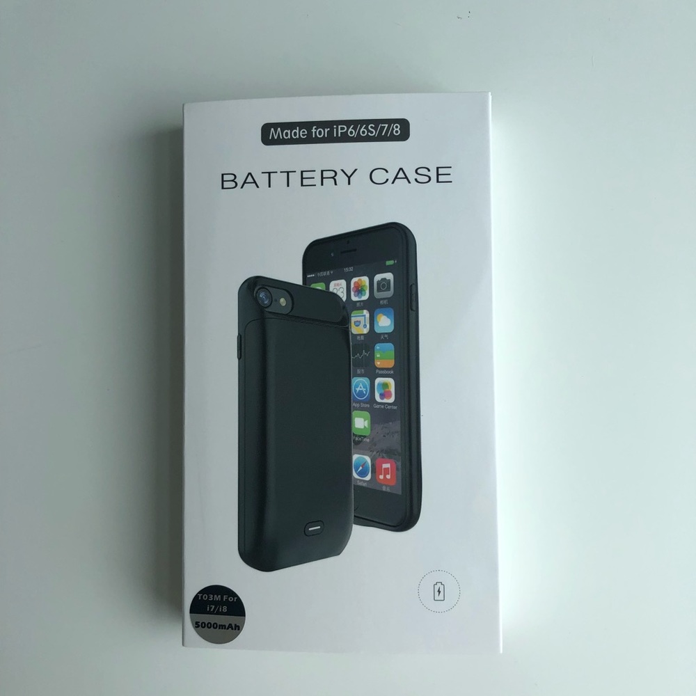 Battery case for iPhone (6,6s,7,8)